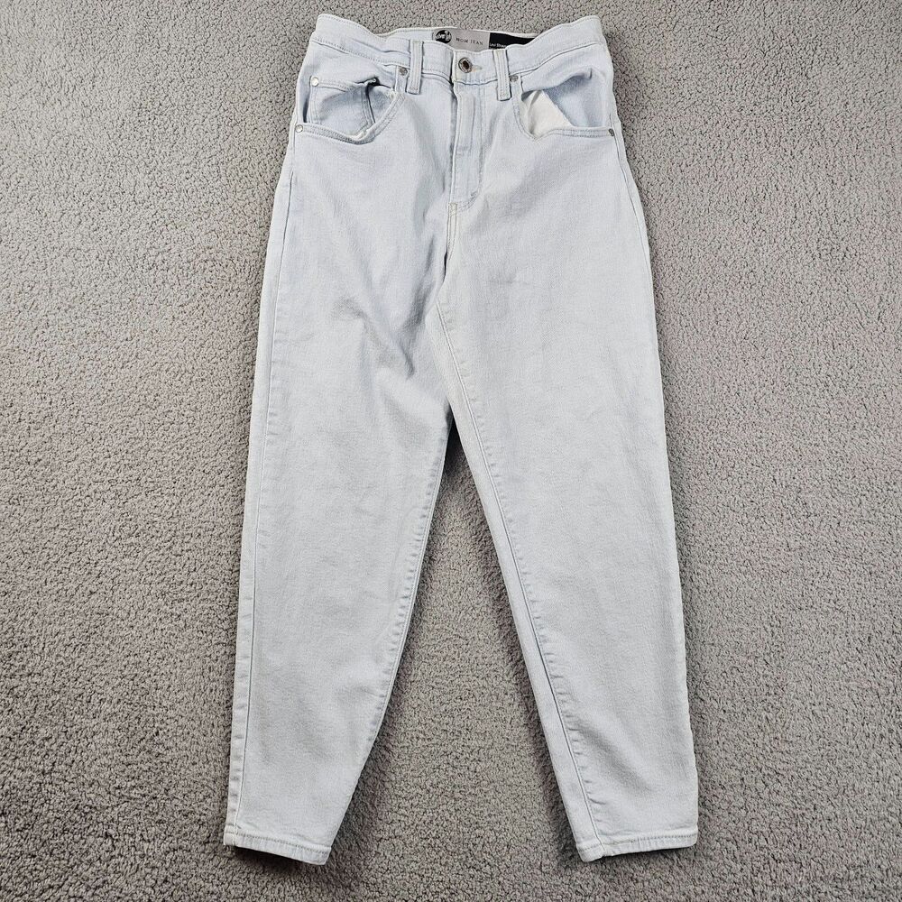 Levis Silver Tab Jeans Womens 29x25* Light Wash High Rise Tapered Mom Stretch